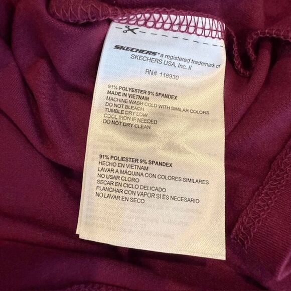 Skechers Active Long Sleeve Top Purple Go Run Lightweight Size Large - Picture 9 of 10